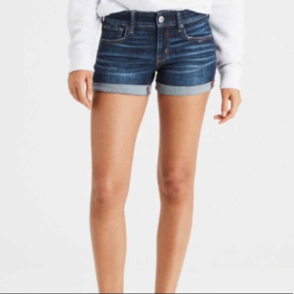 American Eagle Midi Jean Shorts